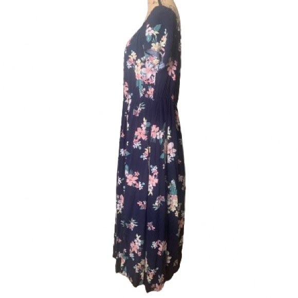 💛 Liberty Love Floral Maxi Dress with Side Thigh High Slits - Picture 3 of 7